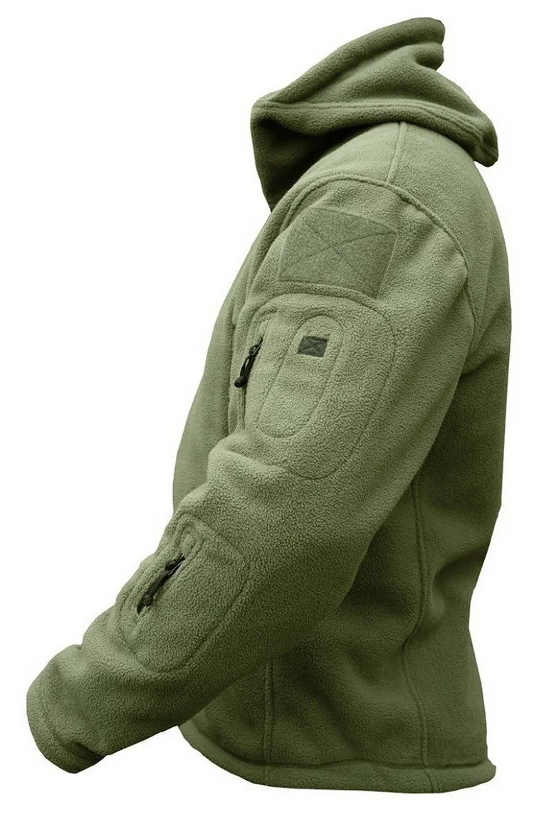Americká Vojenská Fleece Taktické Bunda Mužov Tepelnej Vonku Polartec Teplý Kabát s Kapucňou Militar Softshell Túru vrchné oblečenie Armády Bundy