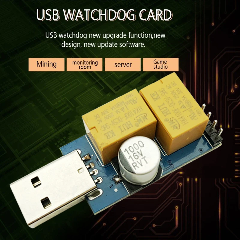 USB Watchdog Počítač Automatický Reštart Modrá Obrazovka Ťažby Hra Server BTC Baník na Ploche POČÍTAČA