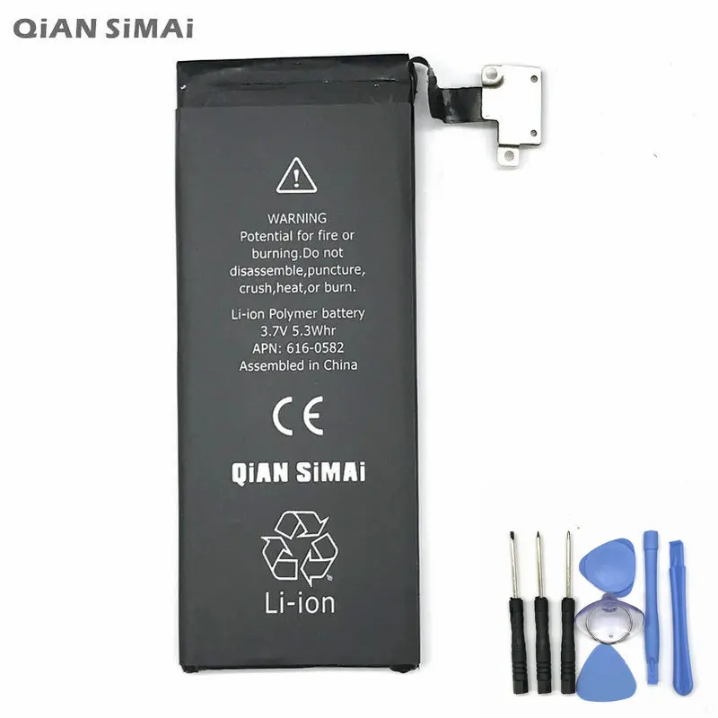 QiAN SiMAi 1pcs vysokokvalitné Batérie Pre iPhone 4S Mobilný telefón s nástrojmi + Kódu Sledovania
