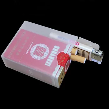 10Pcs Transparentné Prenosné Plastové Cigariet Prípade Veľkoobchod Soft Pack Multi Nástroje Dvojaký Účel Cigariet Box Vonkajší Kontajner