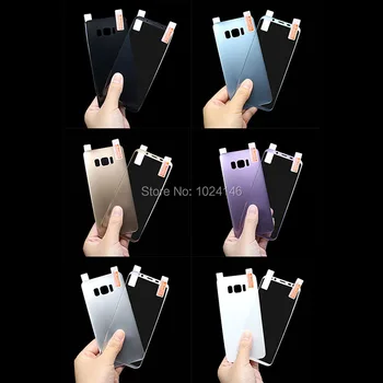 2ks 3D Zakrivené Plné Pokrytie Pokovovanie Mäkké PET Film Screen Protector Samsung Galaxy S8 Plus S8+ S7 Okraji -Nie Tvrdené Sklo