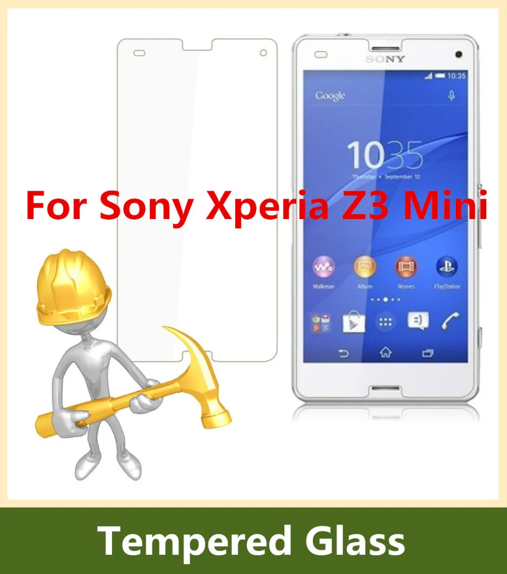 0,3 mm 9H Tvrdeného Skla Pre Sony Xperia Z3mini Screen Protector Film pre Xperia Z3 Kompaktný M55W Stráže pelicula de vidro