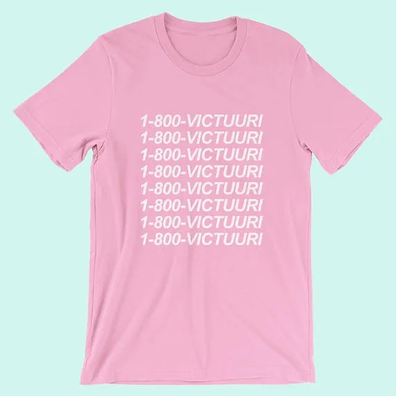 1-800 Victuuri Tričko black pink Jurij Katsuki Victor Nikiforov Unisex tričko Unisex Tumblr Estetické Oblečenie