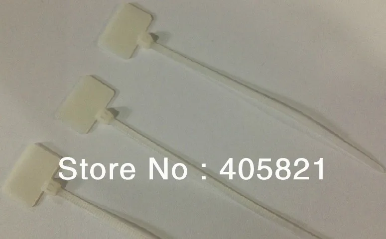 1000pcs/taška 3*100 Polohové nylon zväzkovače/ label doska veľkosť 13mm*L20MM