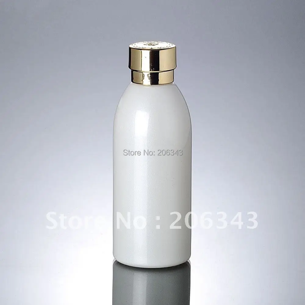 120ml biele sklenené fľaše so zlatým vekom ,mlieko fľaše , Kozmetické Obaly,sklenené fľaše