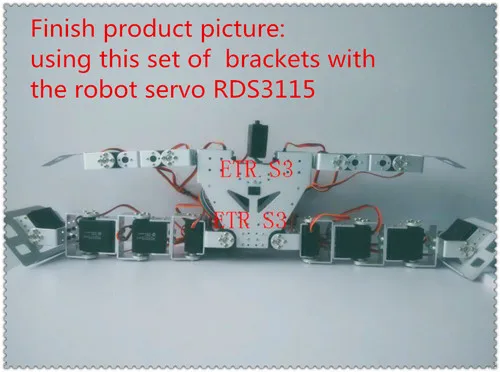 17DOF Arduino Humanoidný Robot rám(nie servo), ovládanie servo Robotické Vzdelávacie Robot Auta Servo Držiak