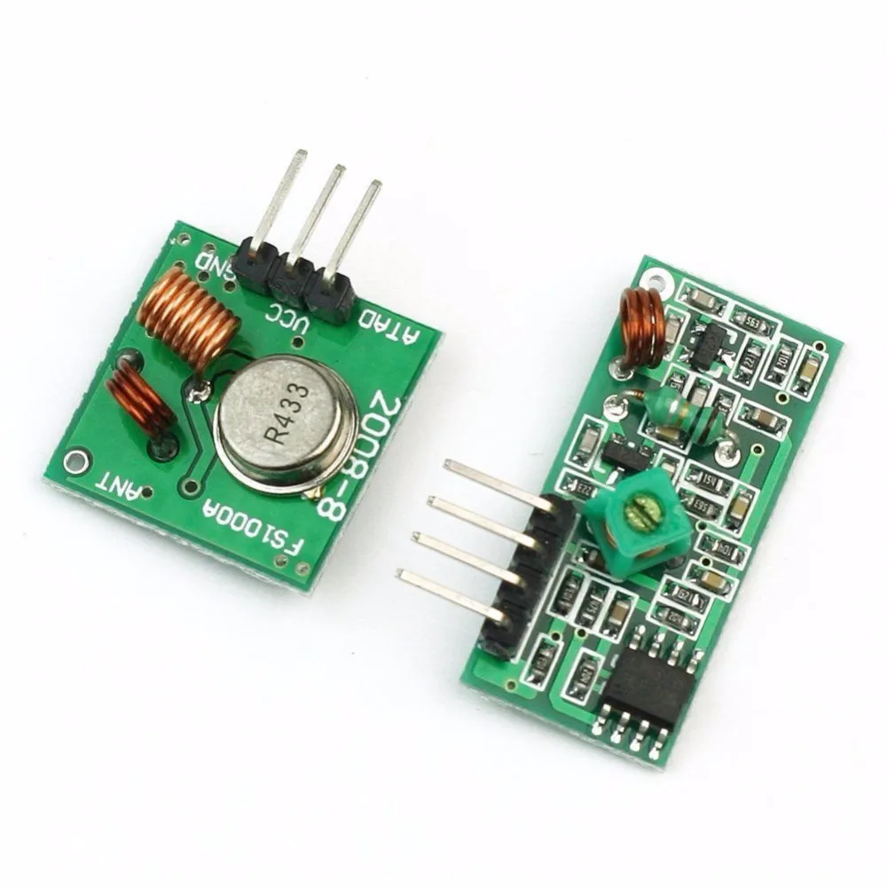 2 KS 433Mhz RF vysielač a prijímač odkaz držiak pre Arduino/ARM/MCU NOVÉ