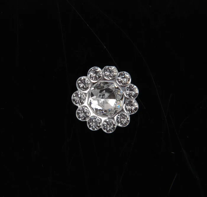 2000pcs/veľa 11 mm Rýchla oprava Bling Akryl Pointback Drahokamu Tlačidlá Umelých Plastických Dekoratívne Crystal Kamienkami Korálky