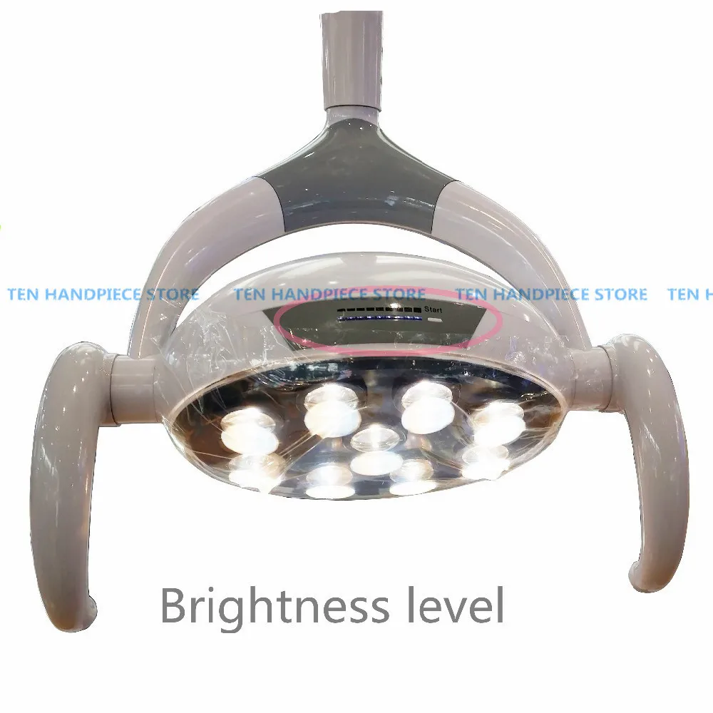 2018 nové 9 Led zubné lampa so Senzorom Ústne Svetlo Lampy farebná teplota nastaviteľné Zubné Jednotky Stoličky implantát chirurgia lampa