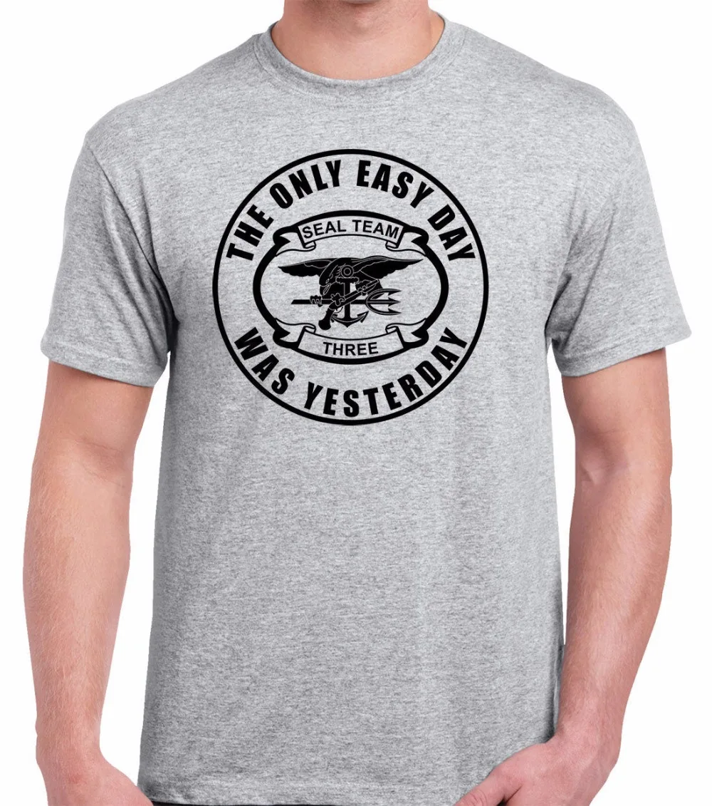 2018 Nový zábavný pánske Krátke Rukáv O-Neck T-Shirts SEAL Team - Navy SEALs Naval Special Warfare mens tee tričko