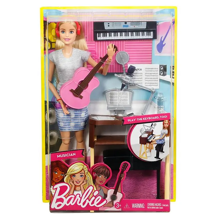 2018Original Bábika Barbie Presunúť Hudobník Bábika & Playset Silikónové Reborn bábiky Baby Na boneca lol Dievča, Hračky, Darčekové Boneca DVF68