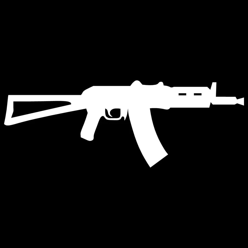 22.8*8,3 CM Krinkov AKS-74U ruskej Krátke Útočná Puška AK-47, Auto Nálepky, Vinylové Nálepky na Motocykel, Auto Styling C2-0556