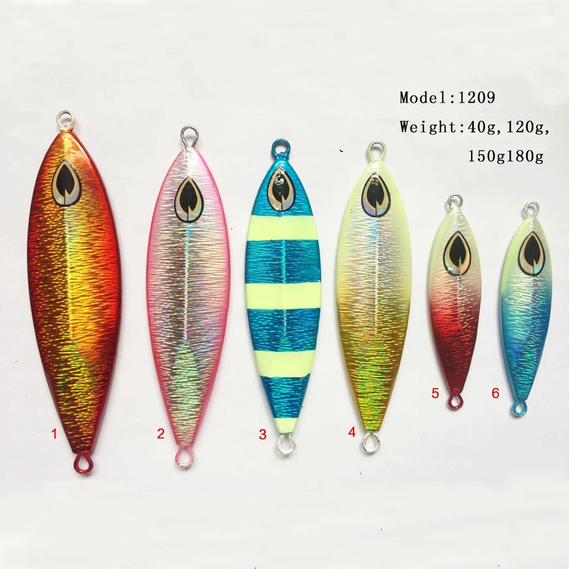 2ks/, veľa Nový dizajn rybárske olovo formy squid jig rybárske lure viesť list ťažké nalákať 40g/120 g