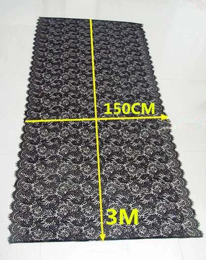3M Francúzsko mihalnice čipky textílie Svadobné šaty pohodlné pyžamo čipky textílie 150 cm širokú RS299