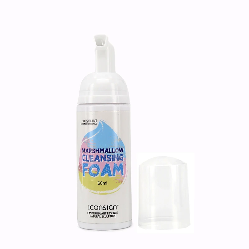 5 fliaš Marshmallow pena pre rias čistiaci Profesionálne Čerpadlo Dizajn 60ml/fľaša Rias Rozšírenie make-up čistý nástroj