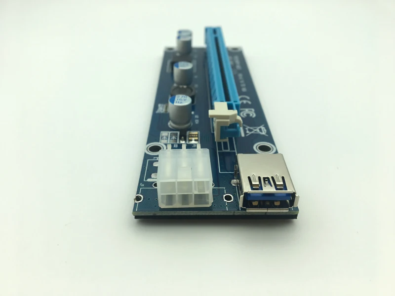 60 cm USB 3.0 karty Mini PCI-E na PCIe slot karty PCI Express 1x až 16x Extender Stúpačky Karty Adaptéra SATA 6Pin Napájací Kábel pre Bitcoin Ťažba BTC