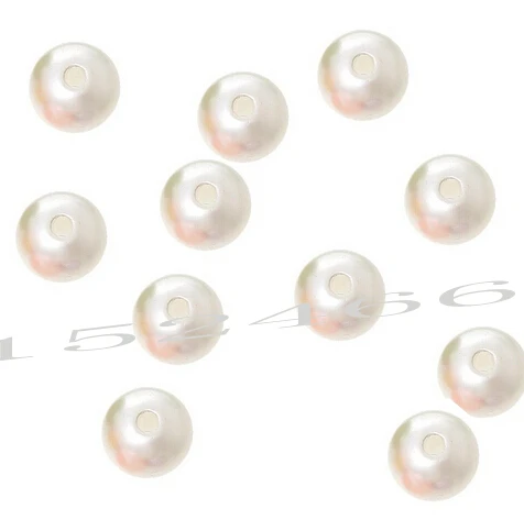 8 mm Dia 100 Ks nastaviť Okrúhle Korálky ., * sos charms robustný korálky veľkoobchod remesiel vianočný imitácia perly imitácia perly