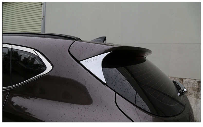 ABS Auto Zadný Spojler Conner Zadné Dvere kryt Dekoratívne Trim Na Hyundai Tucson 2016 2017 2018 Príslušenstvo