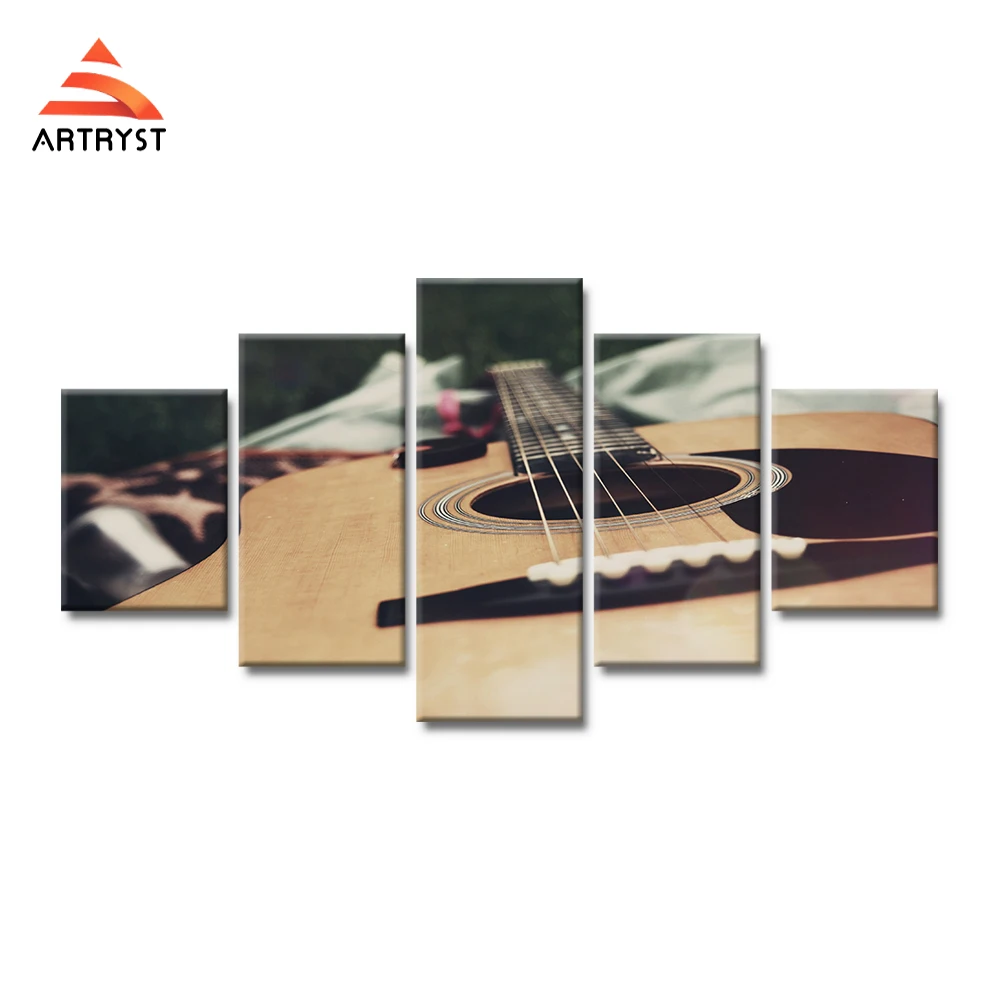 Artryst Moderného domova plátno plagát 5 HD modulárny gitarová hudba obraz tlačený na umelecké plátno steny v obývacej izbe umenie obrázok