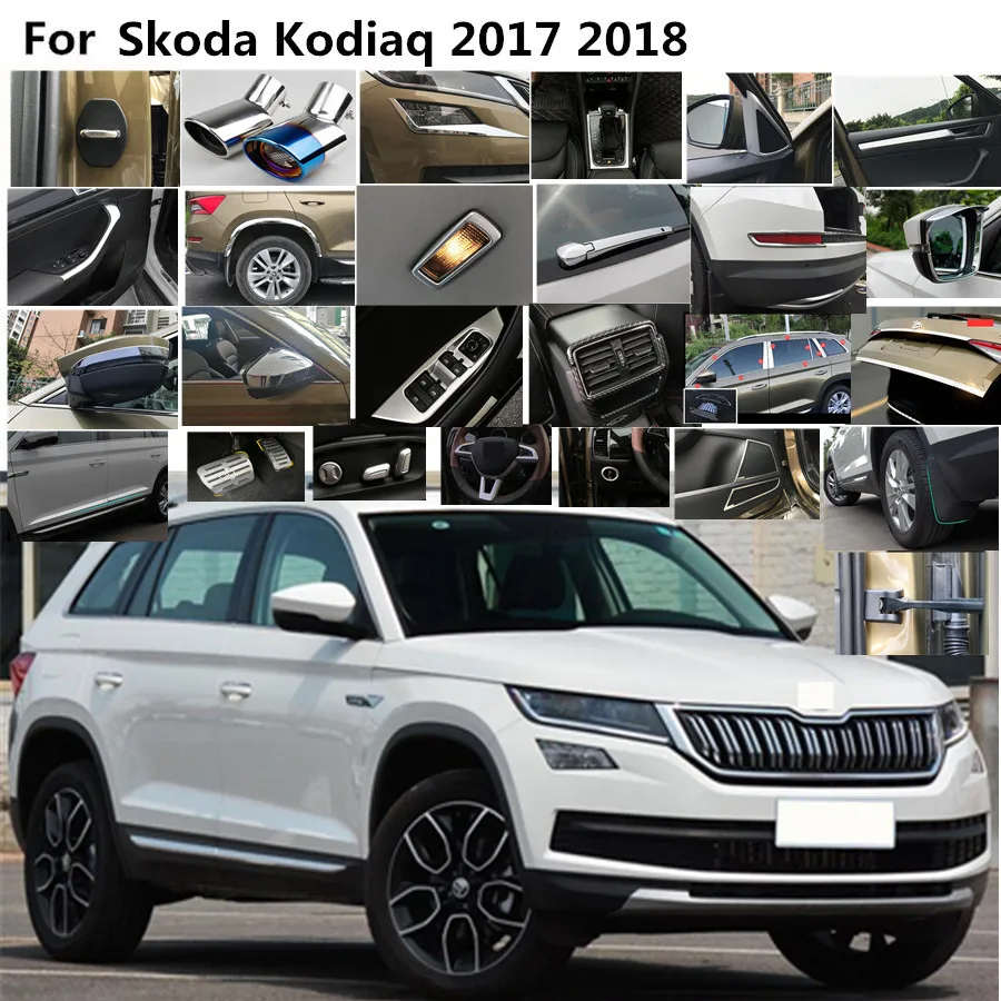 Auto styling detektor sedadla gombík, tlačidlo prepnúť výbava Príslušenstvo 6pcs Pre Škoda kodiaq 2017 2018 2019