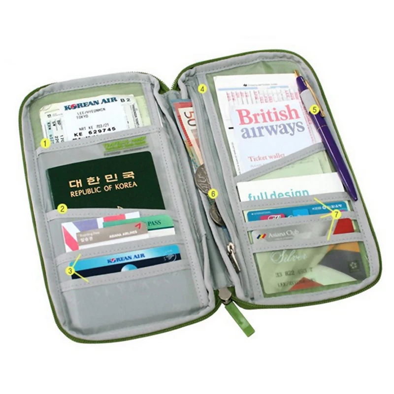 B80 vonkajší Multi-funkčné Karty package Certifikát taška cestovanie taška Karty taška kabelku Skladovanie taška