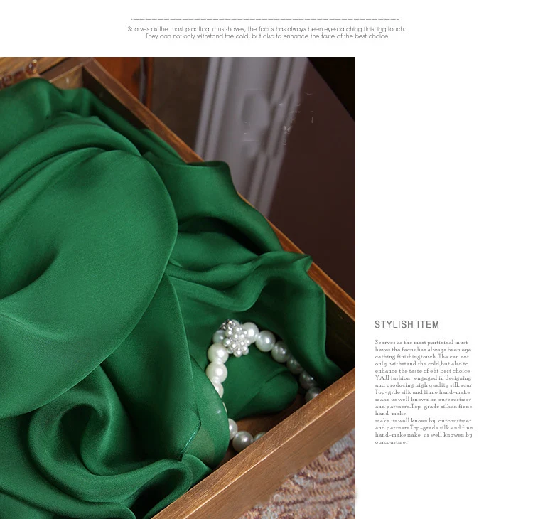 Bandana Hodvábny Šifón Šatku skyour návrhár luxusných ženy scarfs Zelená hodvábne šatky značky pashminas a novorodenca Zábal Hidžáb