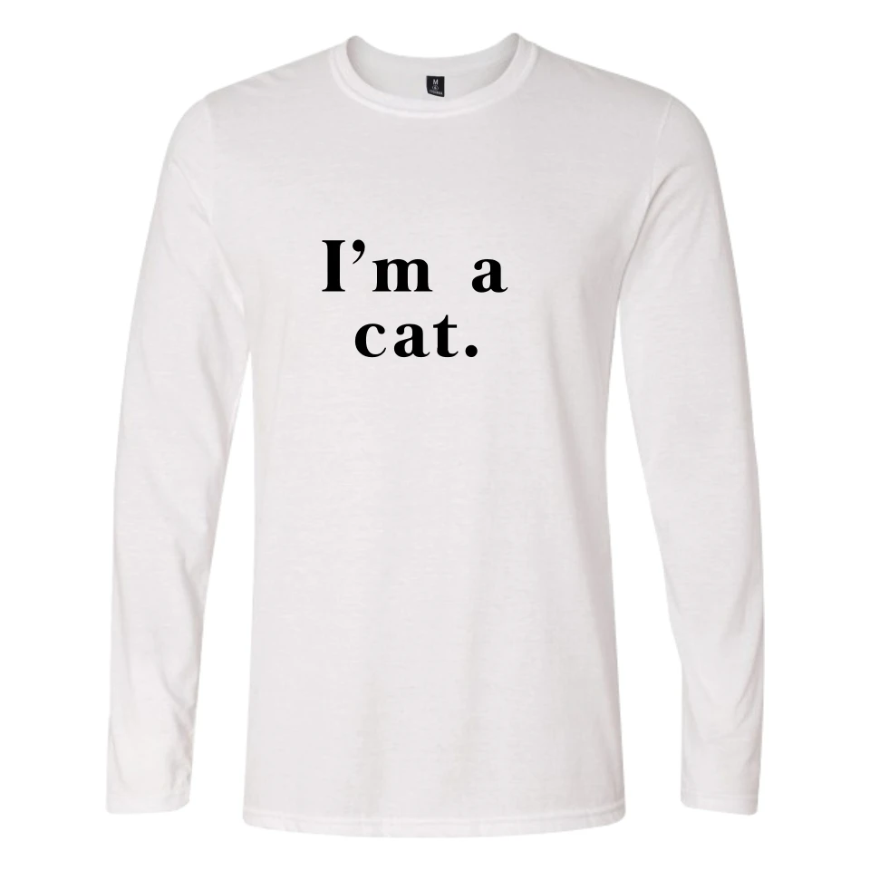 BTS som mačka Bavlnené tričko Dlhý Rukáv Mužov Vtipný Film Znaky Tee Tričko Mužov Zábavné Módne Bežné 4XL Tričko XXS-4XL oblečenie