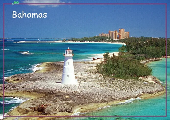 Cestovné Chladničky Magnety 78*54 mm,Paradise Island, Bahamy, Nassau Pevné Turistické Magnety 20607 Drop Shipping Prijať