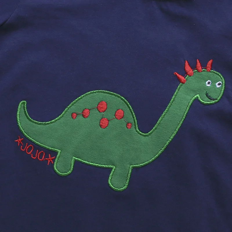 Dinosaurov Tlač Letné Baby Boy T Shirt Deti Krátke Sleeve T-shirt Topy Bavlna Deti, Chlapcov, Šaty Hore tee Kostým