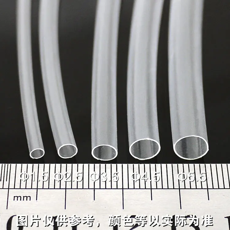 Doprava zadarmo 10meters Phi . 2,5 mm transparentné zmršťovacej trubice 2:1 tepla shrinkable trubice eco-friendly