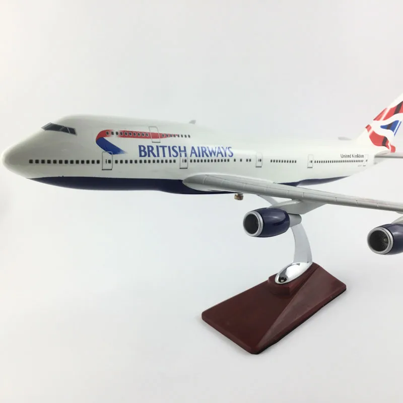 DOPRAVA ZADARMO, 45-47 CM 747 BRITISH AIRWAYS MODELOVÉ LIETADLO LIETADLO MODEL HRAČKA LIETADLO DARČEK K NARODENINÁM