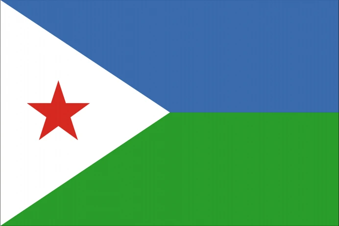 Džibuti Národnej Vlajky Nové 3x5ft 150x90cm Polyester Národnej Vlajky Zástavy 1035, doprava zdarma
