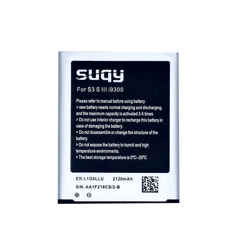EB-L1G6LLU Replacment li ion Bateria Akumulátor pre Samsung Galaxy S3 i9300 i9300i i747 i9308 i9305 Batérie pre Mobilný Telefón
