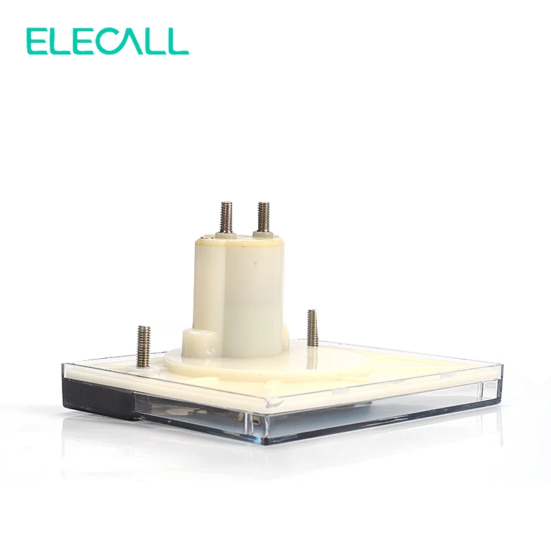 ELECALL 44L1 100mA AC 0~100mA Obdĺžnik Dial Aktuálnom Teste Panel Analógový Meter Ampér