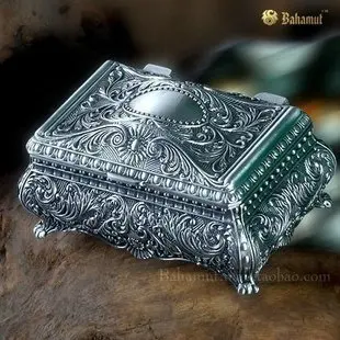 Gréckej Mytológie Europa Barokový Krúžok Náhrdelník Rose LOTR Šperky Box Prípade Držiteľ Treasure Box Kovové Remesiel Domova