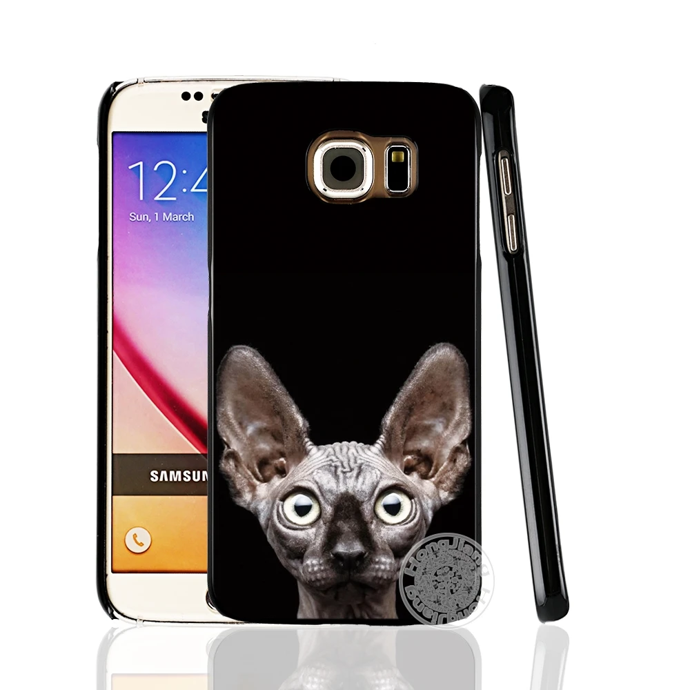 HAMEINUO black jednoduchý dizajn a módne mačka lebky prípade mobilného telefónu kryt pre Samsung Galaxy A3 A310 A5 A510 A7 A8 A9 2016 2017
