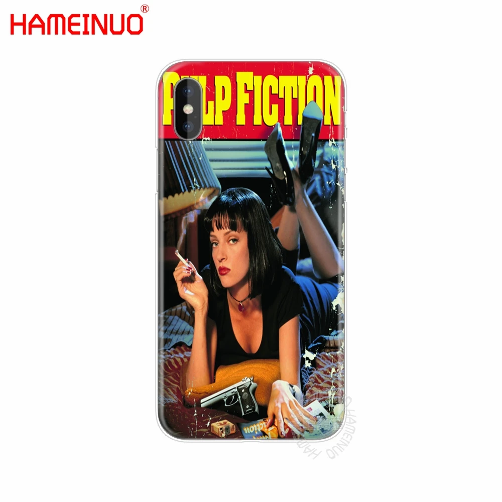 HAMEINUO Pulp Fiction mobilný telefón Kryt puzdro pre iphone X 8 7 6 4 4s 5 5s SE 5c 6s plus