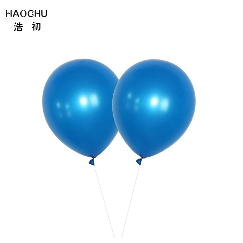 HAOCHU Baby Sprcha Balóny Birthday Boy Blue Latexový Balón Deti Krst, Krstiny Party Dekorácie je To Chlapec, Papierové Zástavy