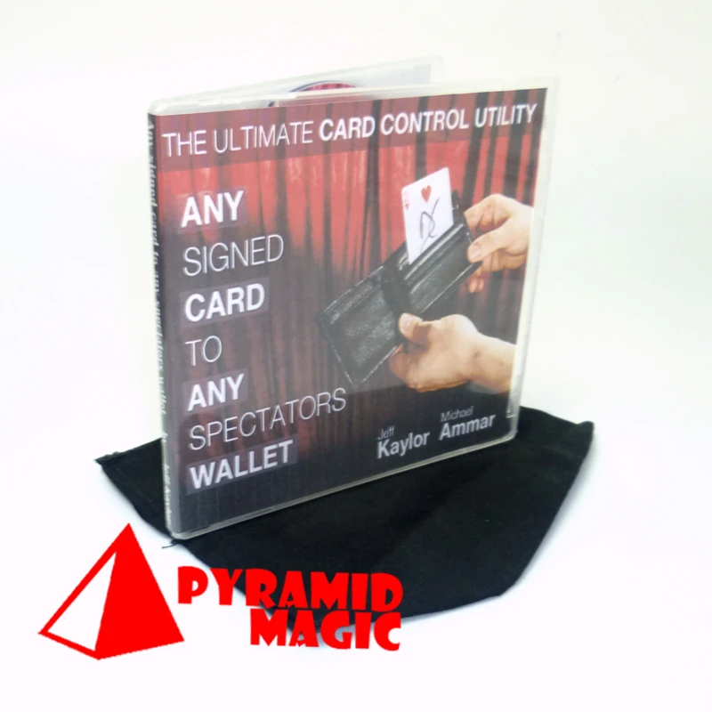Horúca novinka položku Všetky podpísané Karty do Akéhokoľvek Diváka to Peňaženka - čierna farba TRIK ulici close-up karty magický trik produkt
