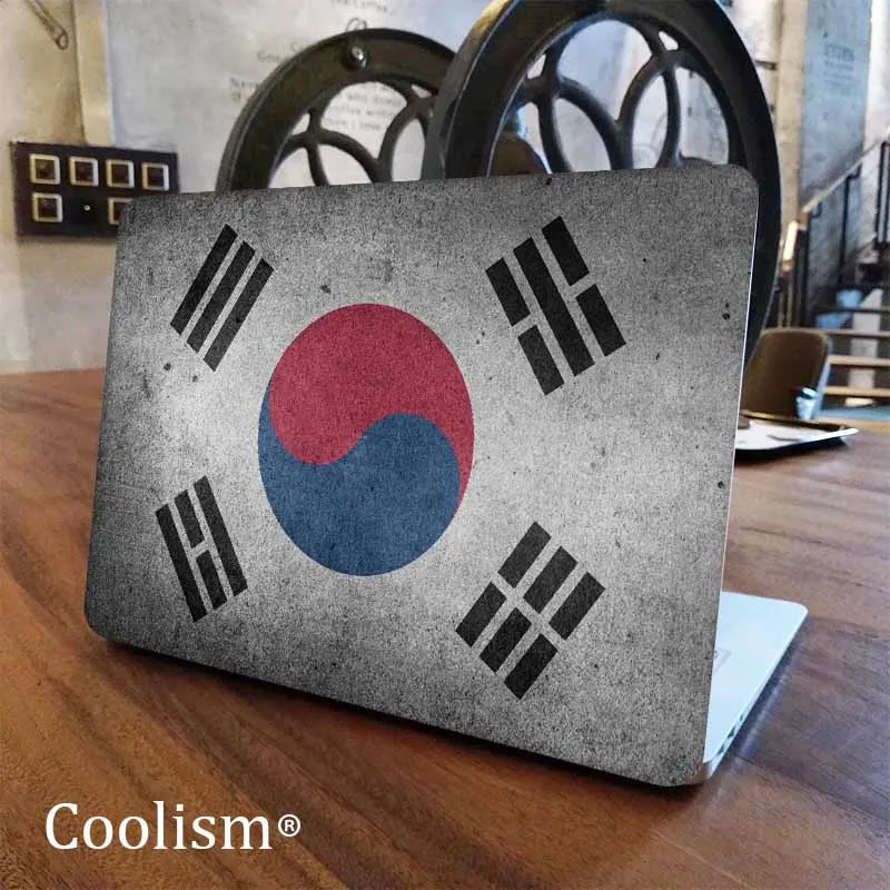 Južná Kórea Vlajka Notebook Nálepky Odtlačkový pre Apple Macbook Pro Air Retina 11