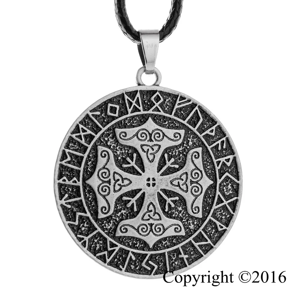 LANGHONG 1pcs Severanov Vikingovia Amulet Prívesok Náhrdelník Severanov Kríž RUNE Prívesok Náhrdelník Originálne Šperky