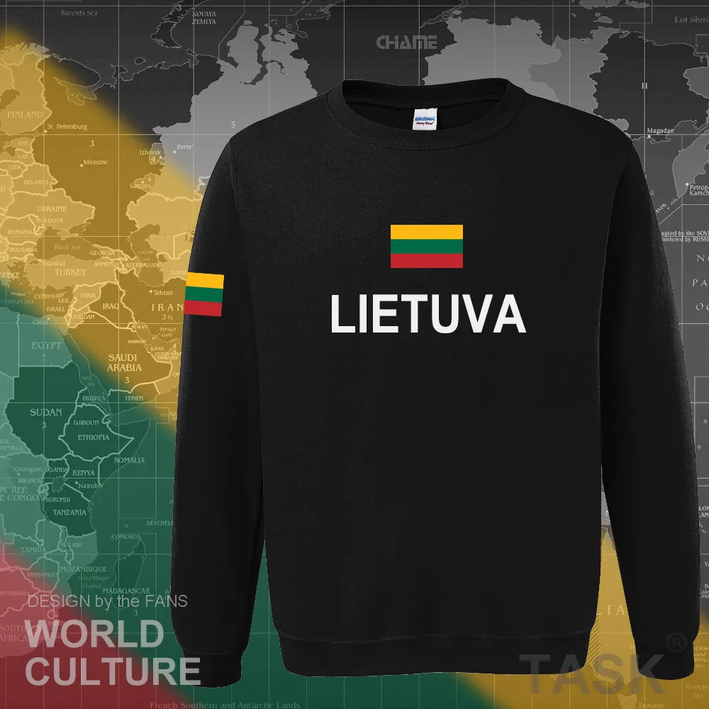 Litva litovská hoodies mužov mikina potu nový národ 2017 streetwear oblečenie športové tepláky LTU Lietuva Lietuvos