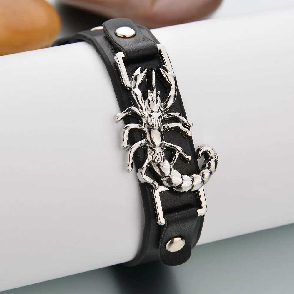 Magic Ikery populárne Scorpion nastaviteľné pásu štýl náramok Punk vietor náramky, prívesky Wholesales Módne Šperky SFL-045