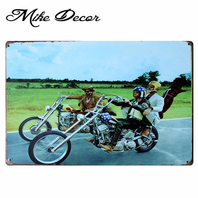 [ Mike86 ] Easy Rider Motorových Kovové Značky Darček PUB Wall art Maľovanie Plagátu Plavidlá Pub Dekor AA-92 Mix, aby 20*30 CM