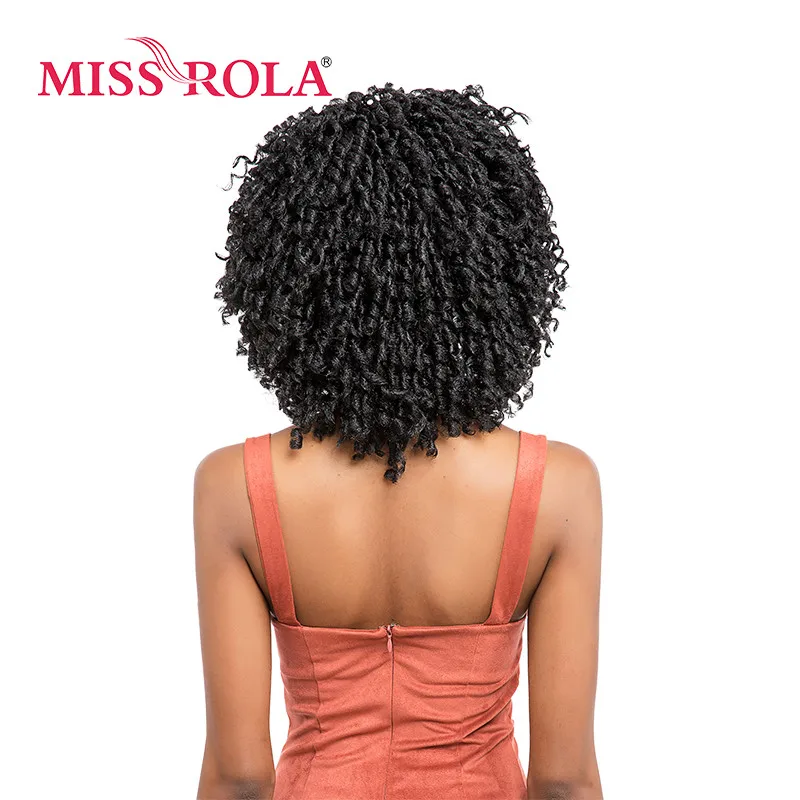 Miss Rola Syntetické Pletenie predlžovanie Vlasov Dredy 1B# Kanekalon Nízkej Teplote Vlákno 5 ks Háčkovanie Sieťky, Vlasy, 3 Farby