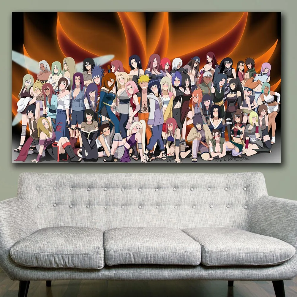 Moderné HD Anime Wall Art Plátno Japonsko Naruto Plagát, Tlač Hot Anime Wall Art Maliarske Umenie Fotografie Pre Obývacia Izba Domova