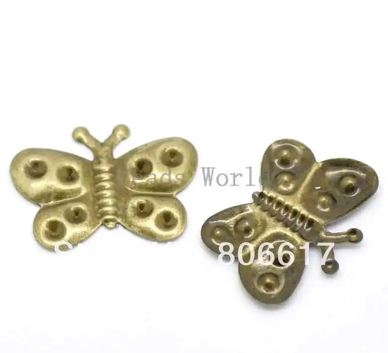 Najlepšia Kvalita 100 Ks Bronz Tón Filigránske Motýľ, Prívesky, Šperky Zdobené Zistenia 24x17mm(W03501 X 1)