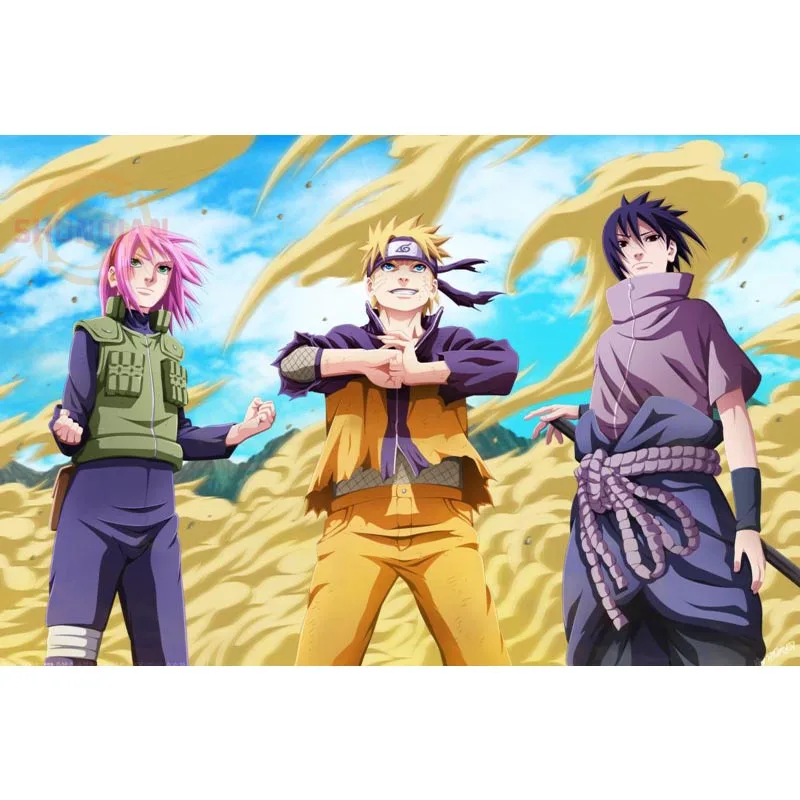Najlepšie Pekné Vlastné Naruto Anime Plagát Kvalitné Stene Plagát Domáce dekorácie Hodváb Plagát Pre Spálne cd%24