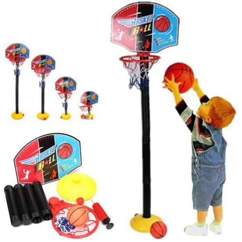 Nastaviteľné Hračka Basketbal Nastaviť Deti, Baby, Deti, Športové Vybavenie Vlaku Čistý Hoop
