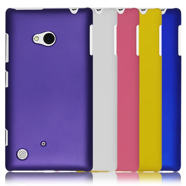 New Vysoká Kvalita Multi Farby Luxusné Matný Pogumovaný Pevný Telefón Prípade Kryt Pre Nokia Lumia 720 720